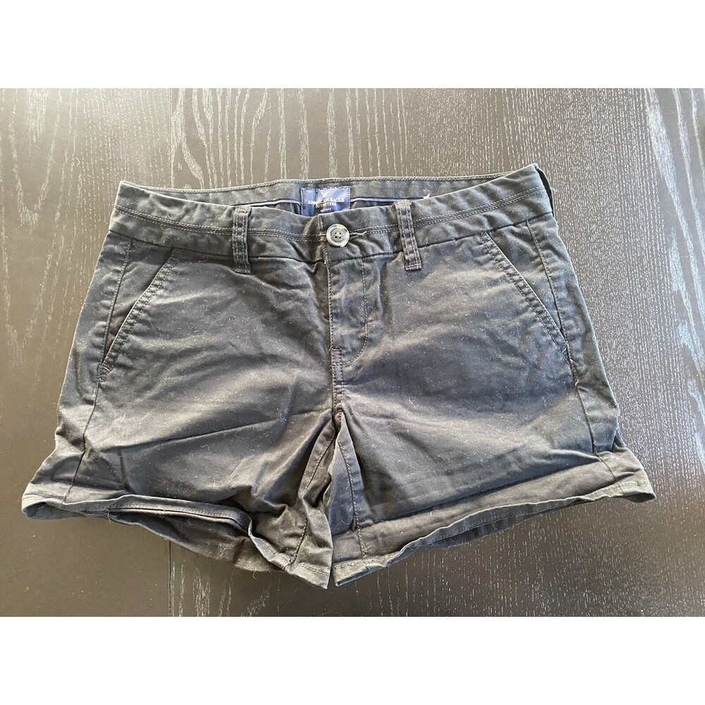 American Eagle Midi Navy Blue Shorts - Size 4